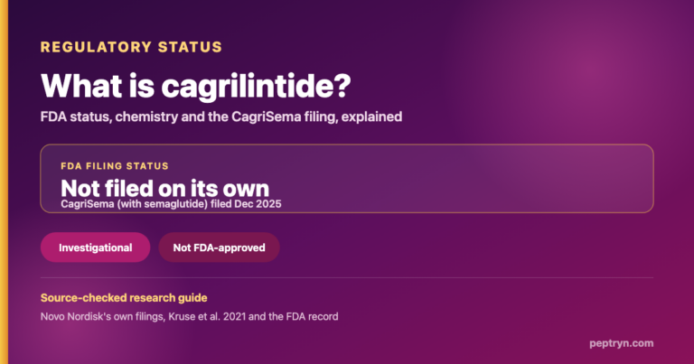 What Is Cagrilintide? FDA Status and CagriSema Explained