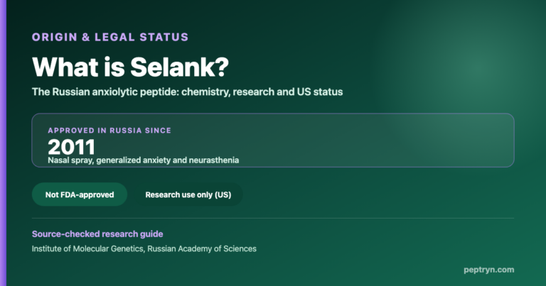What Is Selank? Origin, Legal Status and the Research