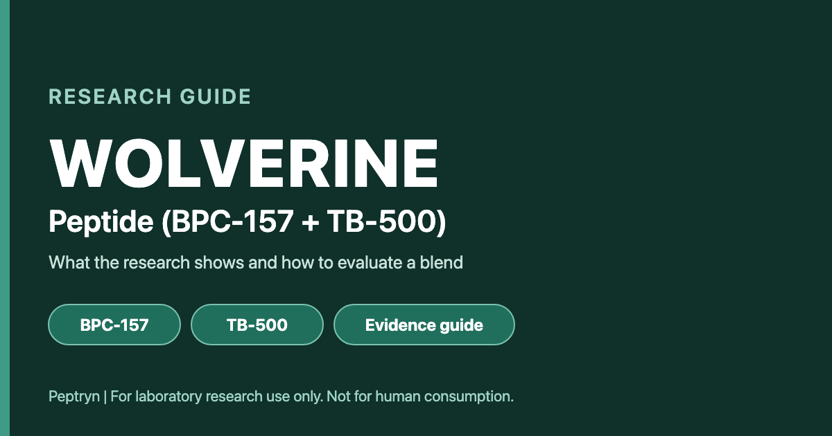 Wolverine peptide guide: BPC-157 plus TB-500, what the research shows