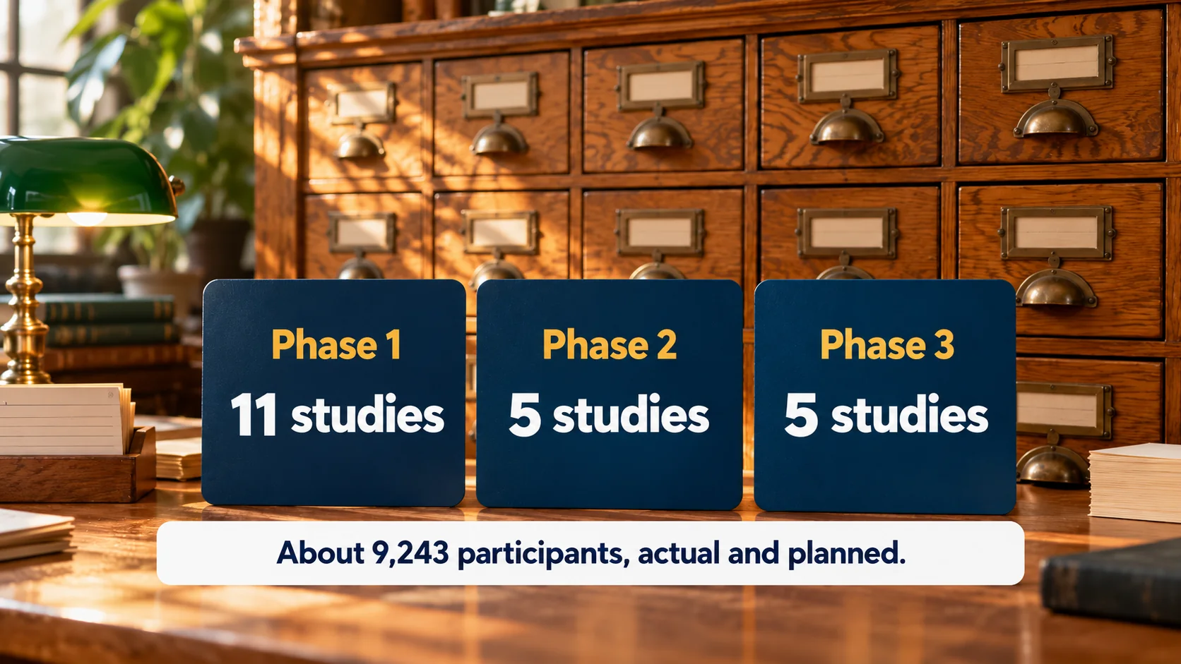 Eloralintide studies by phase: 11 phase 1, 5 phase 2 and 5 phase 3 studies, about 9,243 participants actual and planned
